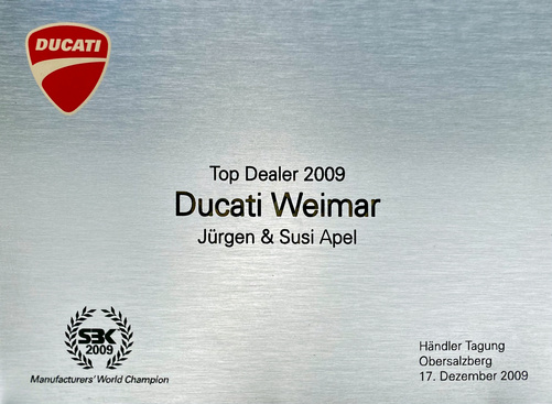 Ducati Weimar - Ducati Top Dealer 2009